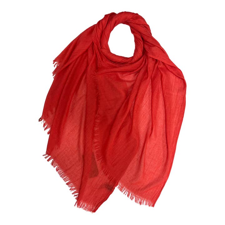 Lili Scarves (US Duty Free) – wholesale Scarf – Women's – Cotton Modal Blend Plain Scarf - 49 colours12