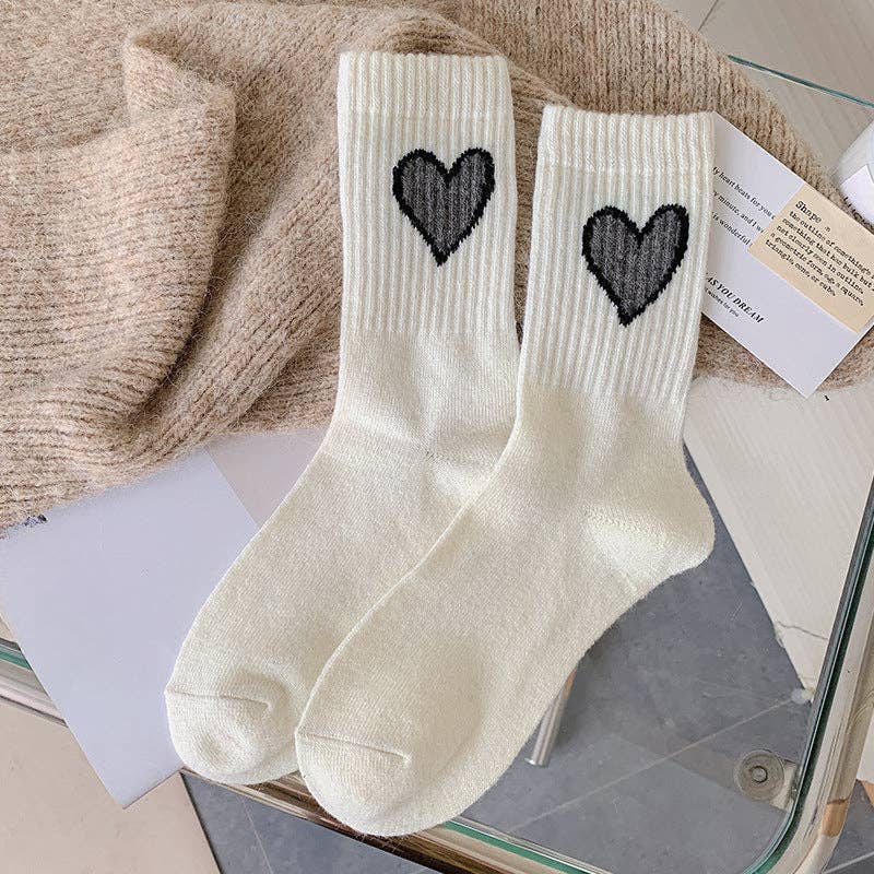 Gohobi （We cover U.S. import duties） - Wholesale Socks - Women's - Gohobi Wool Heart Socks1