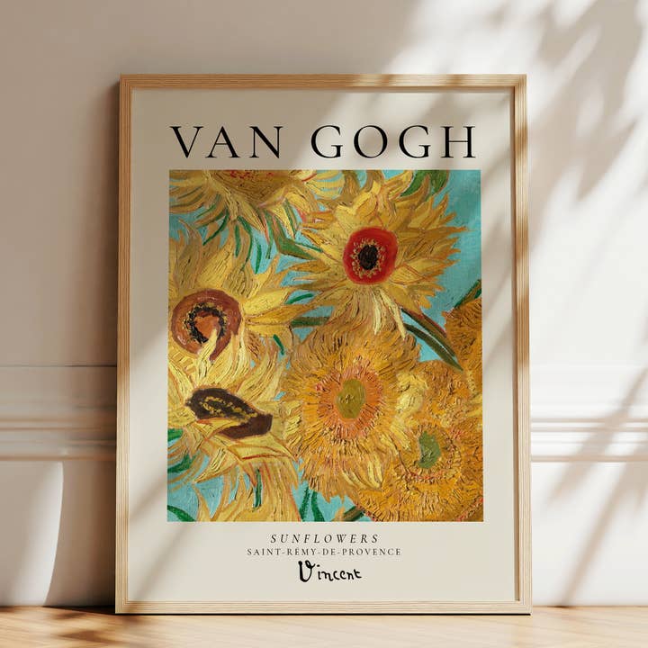 Vincent Van Gogh Sunflowers for wholesale by Seven Icons Store