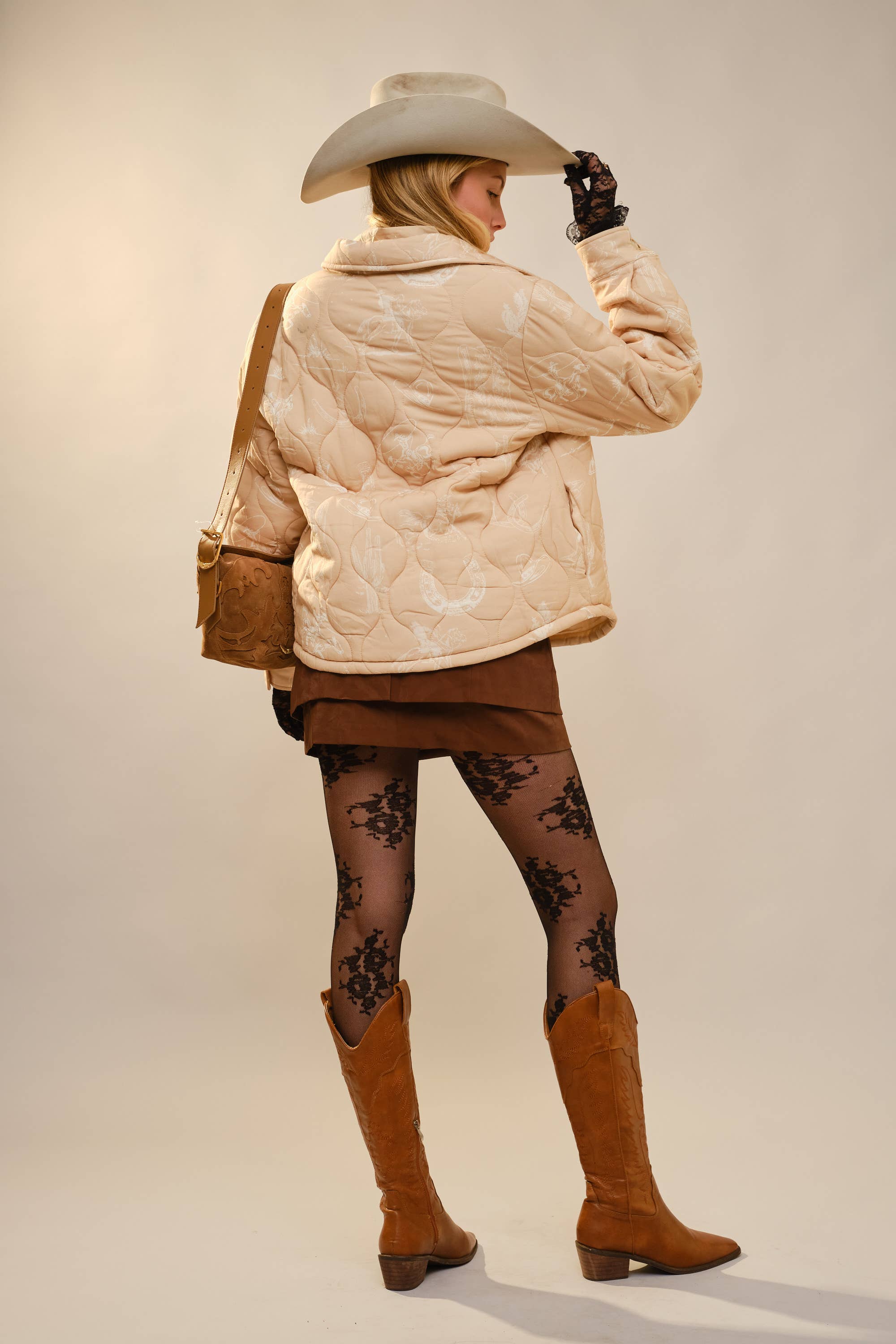 Blue B - Wholesale Shirt Jacket/Shacket - Women's - 37128J - Western Printed Quilted Shacket5