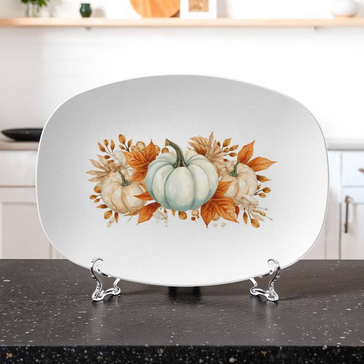 Rustieke kust herfst serveerschaal voor wholesale door Timeless Luxe Boutique