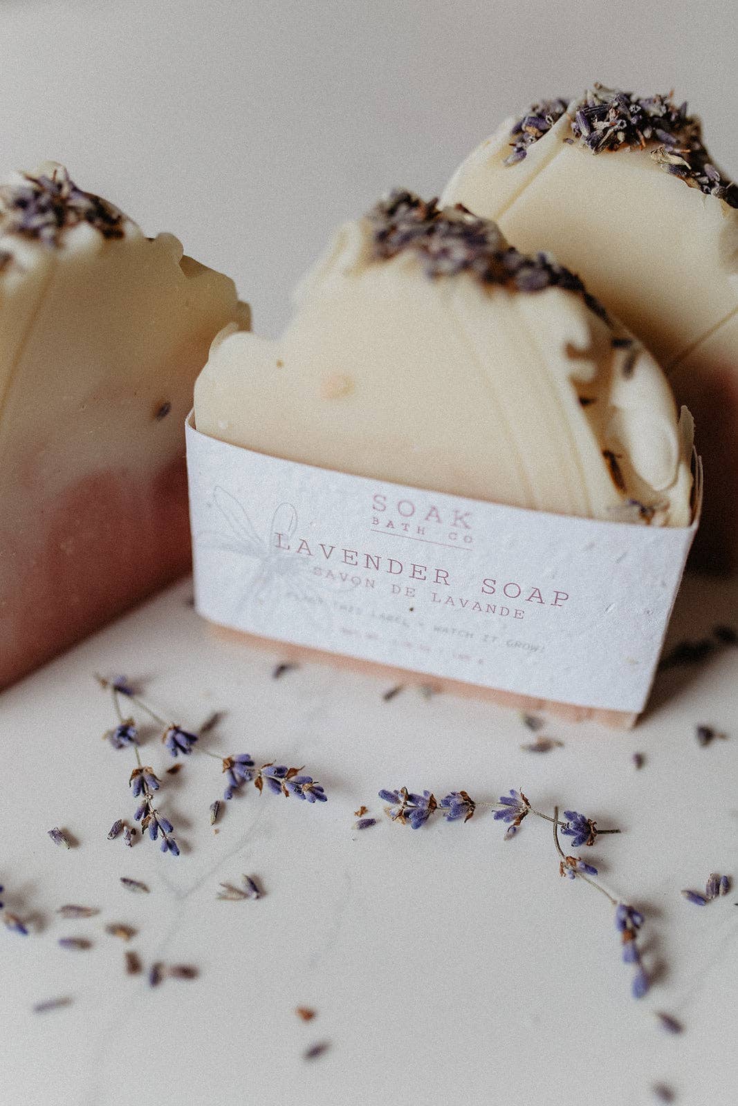 SOAK Bath Co - Wholesale Bar Soap - Lavender Soap Bar - Made in Canada7