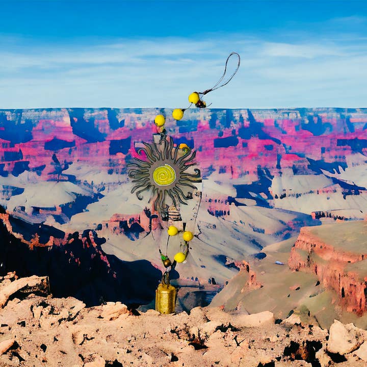 Whimsies – Großhandel Windspiele – Sonne, Windspiel, Fetisch, Südwesten, Westen, recycelter Garten, USA2