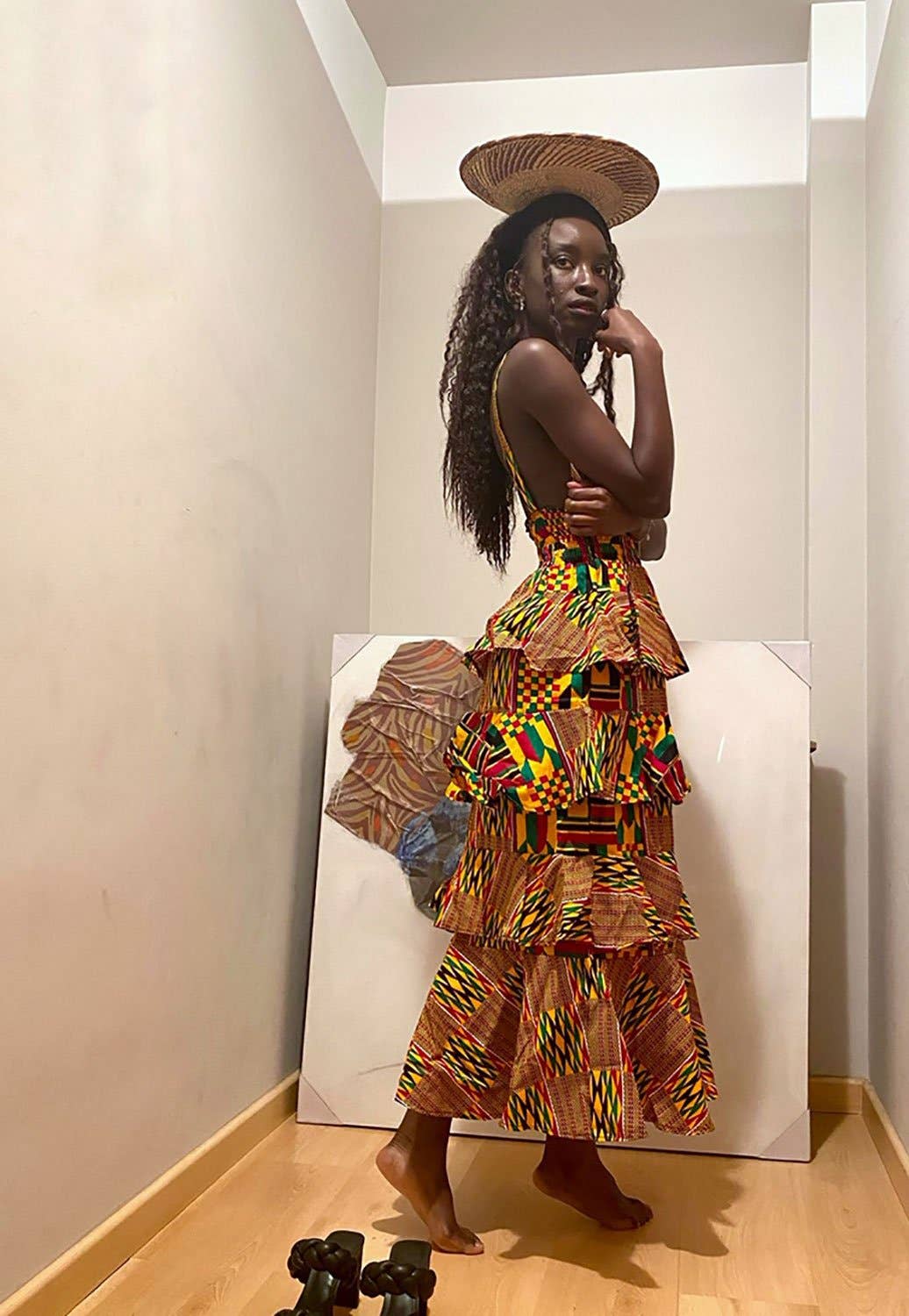 SUESES - Wholesale Dress - Women's - Hand Crafted Wax Fabric Cotton Colorful Dresses, Hand Sewn4