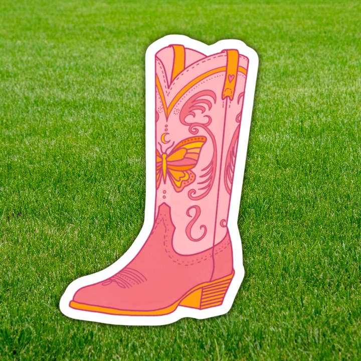 Adesivo per stivali cowgirl per la vendita all'ingrosso da parte di Sunthing Studio