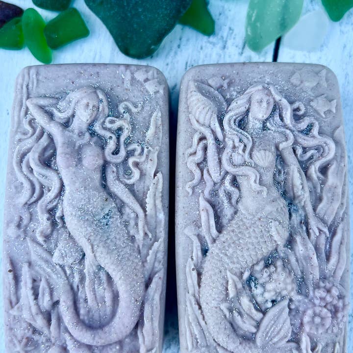 Fairyland Glade - Wholesale Bar Soap - Moon Magic Hidden Sea Glass Salt Soap Bar MADE TO ORDER4