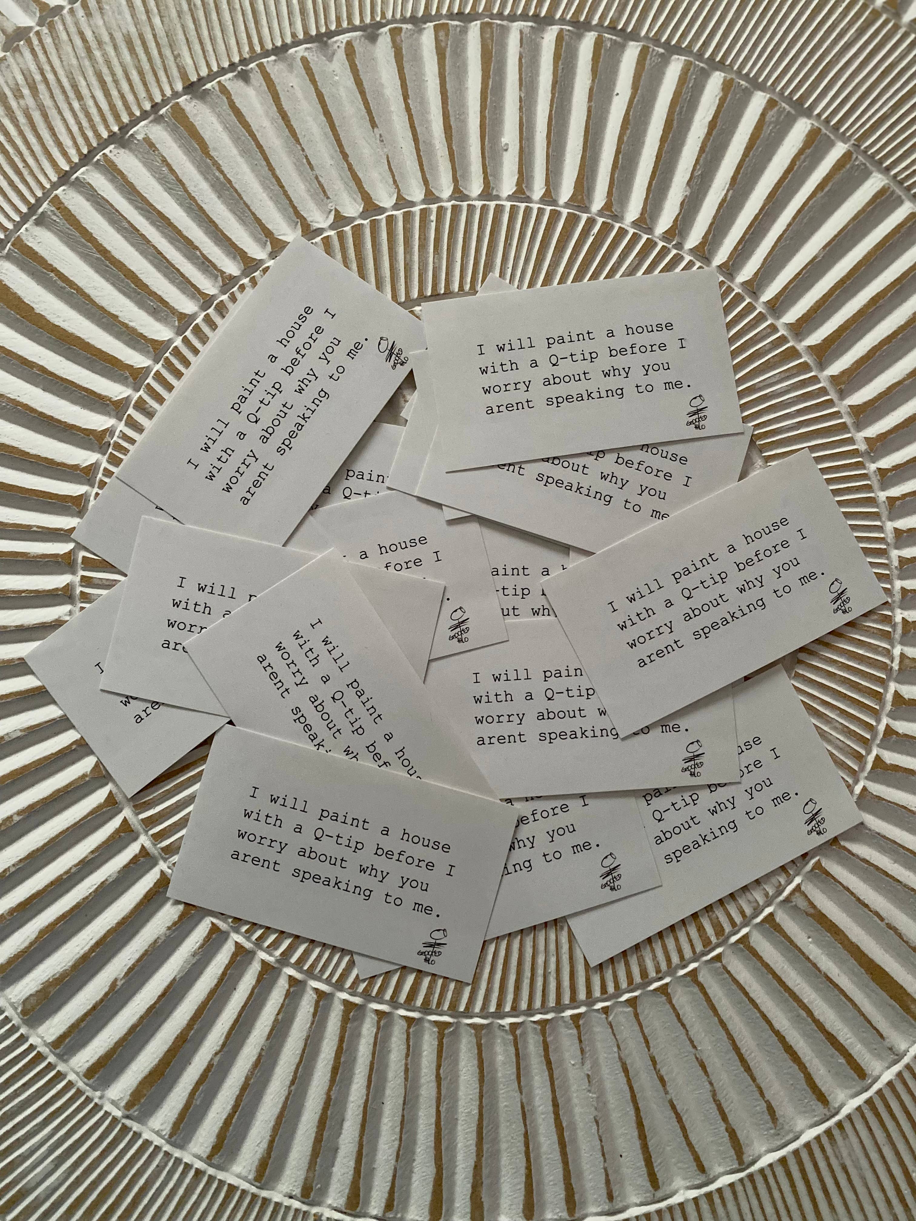 Crooked Halo - Vente Autocollant - Autocollant « Qtip »1