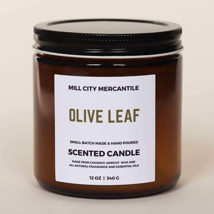 CANDELA IN FOGLIA DI ULIVO per la vendita all'ingrosso da parte di MILL CITY MERCANTILE