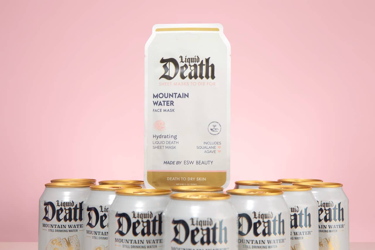 ESW Beauty - Wholesale Skincare Face Mask - Mountain Water Liquid Death Hydrating Face Mask4