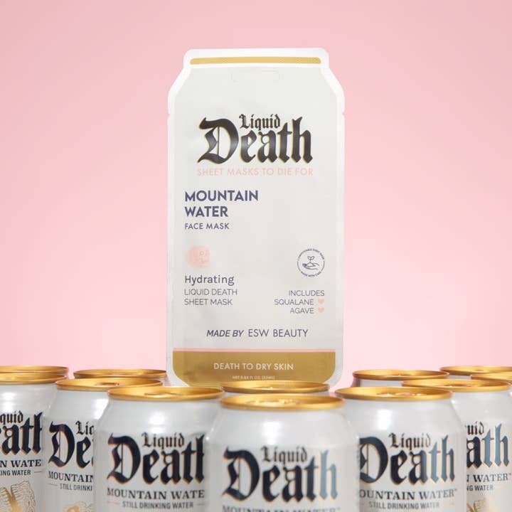 ESW Beauty - Wholesale Skincare Face Mask - Mountain Water Liquid Death Hydrating Face Mask4