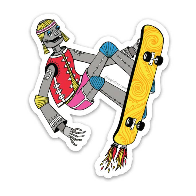 Sloe Gin Fizz - Vente Autocollant - Autocollant en vinyle pour robot de skateboard0