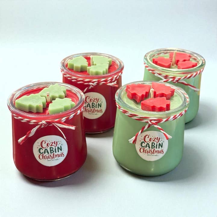 Handgemachte Sojawachs-Weihnachtsbaumkerze Geschenk für den Großhandel von Karly’s Candles