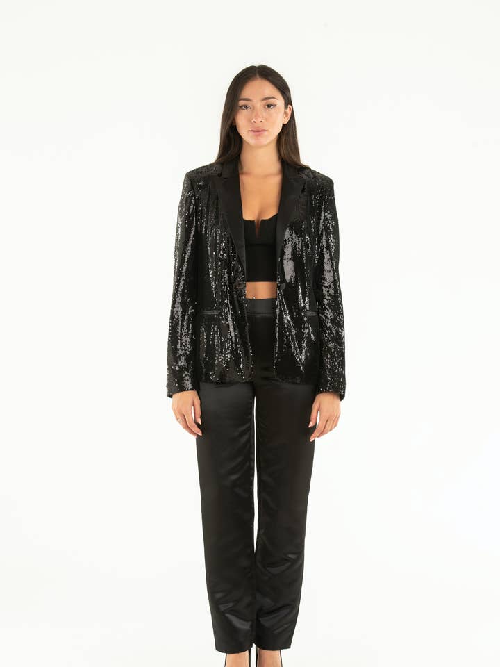 Christine Bi - Vendita all'ingrosso Giacca - Donna - Giacca in paillettes0