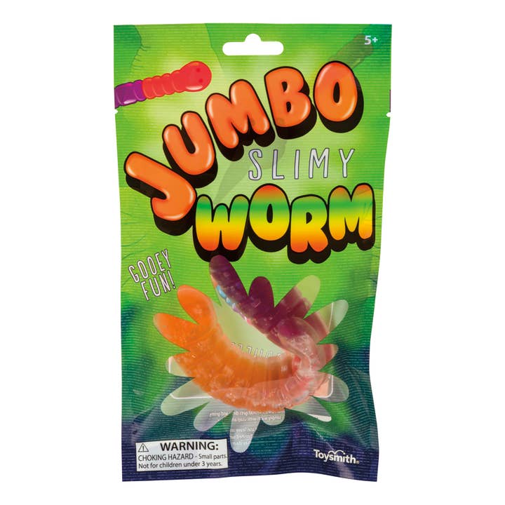 Toysmith - Wholesale Squishy Toy - Kids & Baby - Jumbo Slimy Worm Stretchy Squishy Toy