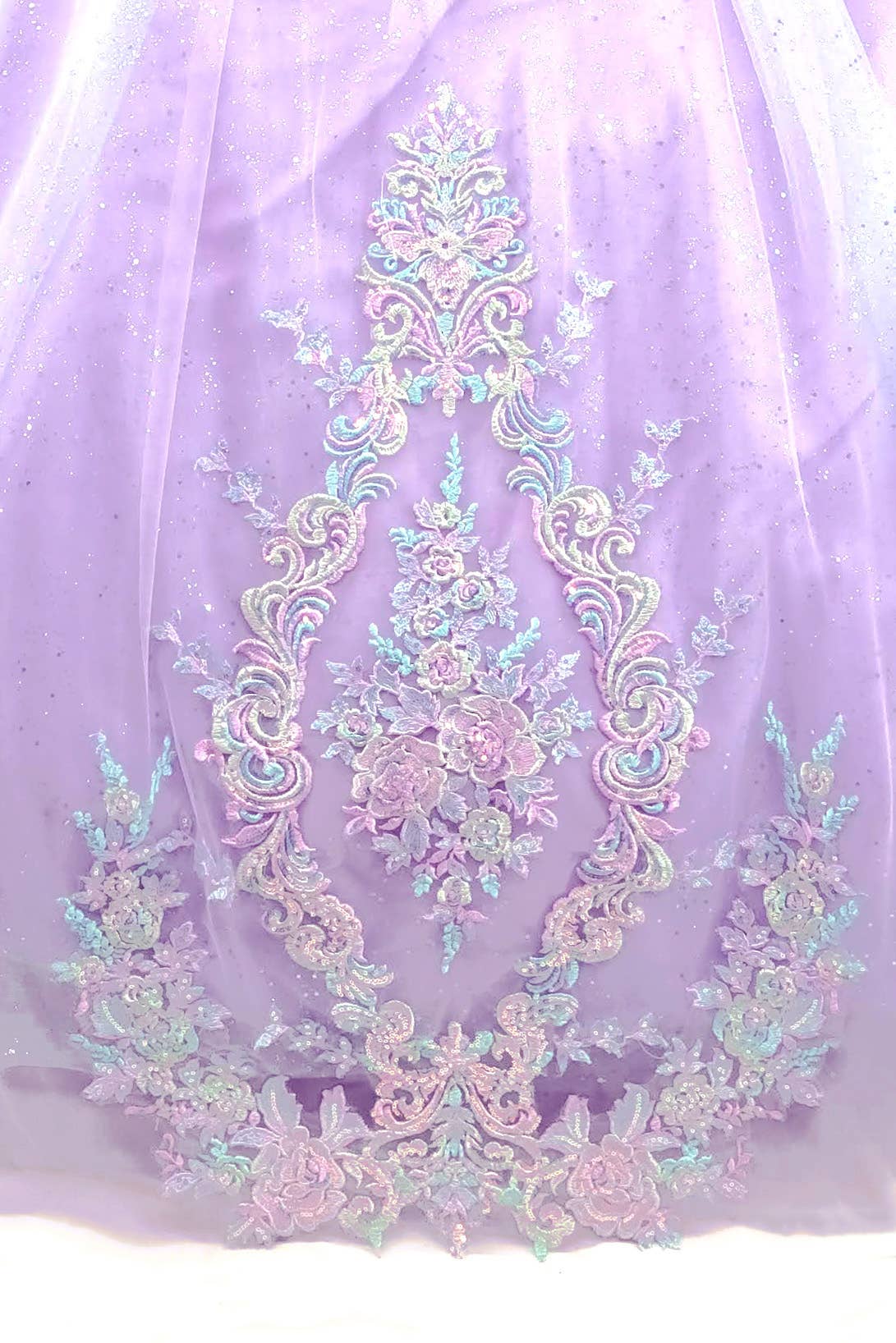 Lilac Off the Shoulder Quinceanera Dress With Flowers CHF3115 for wholesale on Faire6