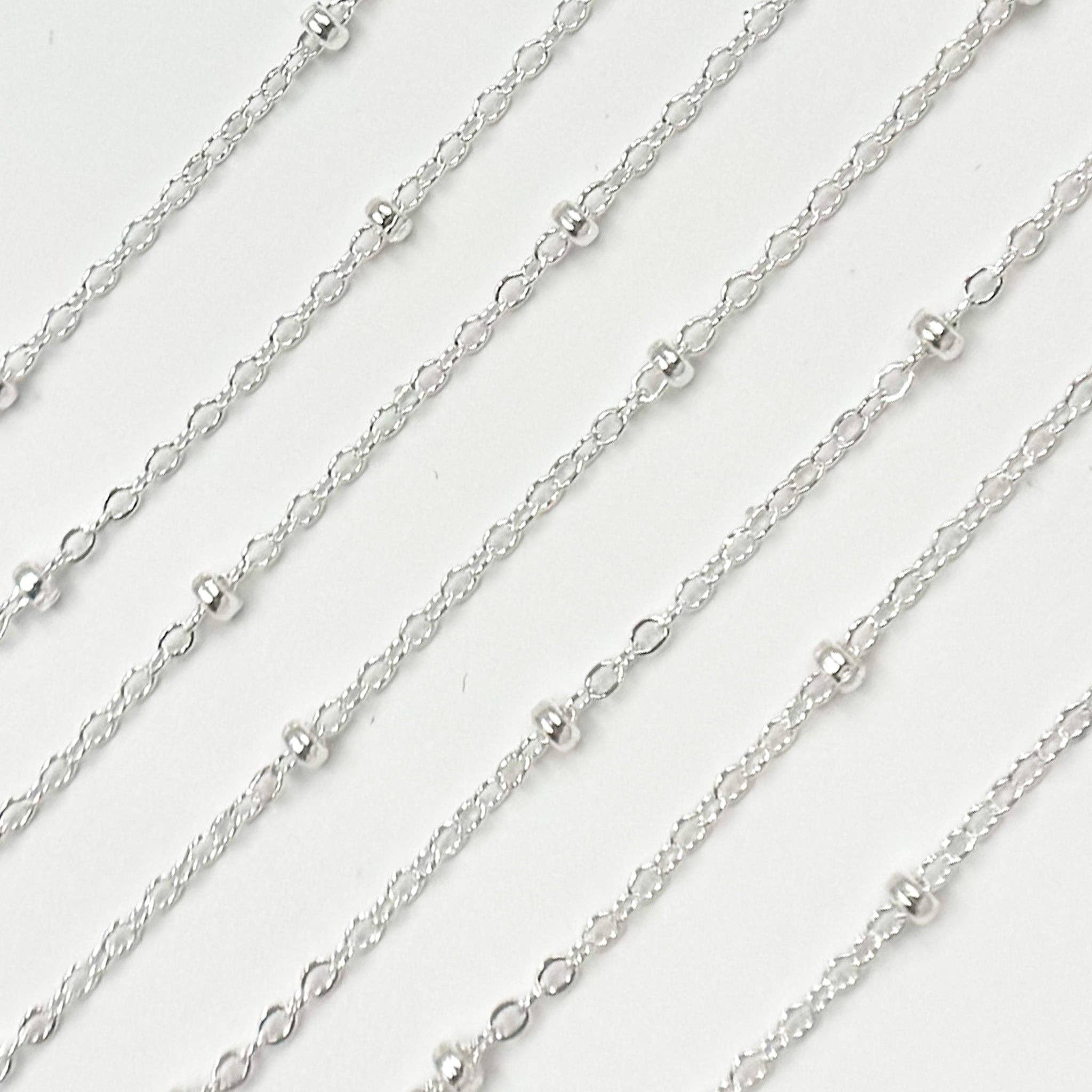 Jewels & Chains - Wholesale Link & Chain Necklace - 1381SS. Sterling Silver Satellite Chain1