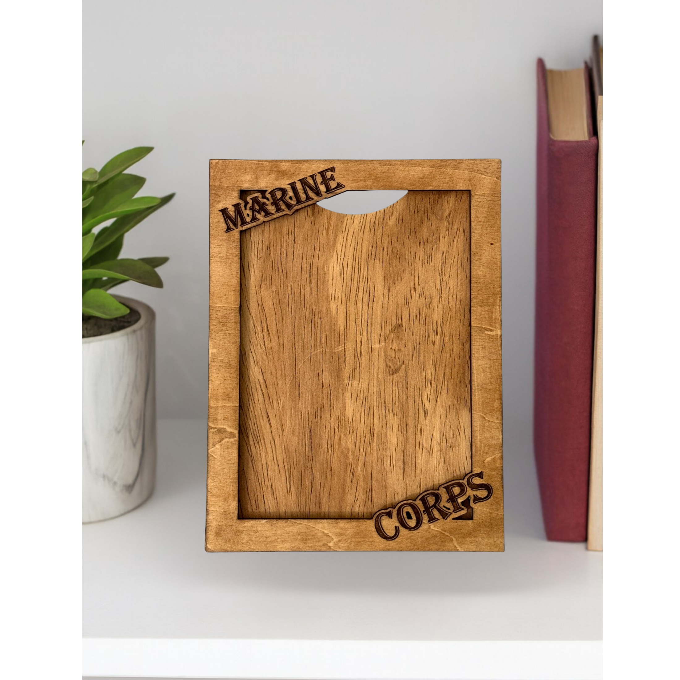 Wooden Nose Gift Shop - Venta al por mayor Marcos de fotos - Marco de fotos 5x7 Marco de fotos del Cuerpo de Marines4