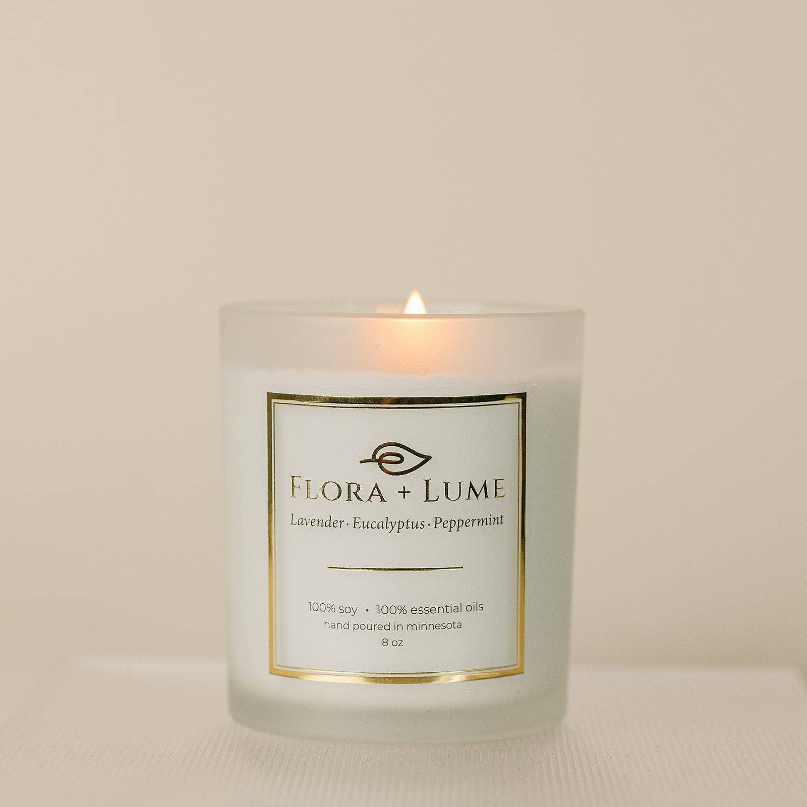 Flora + Lume - Wholesale Jar/Filled Candle - Lavender · Eucalyptus · Peppermint1