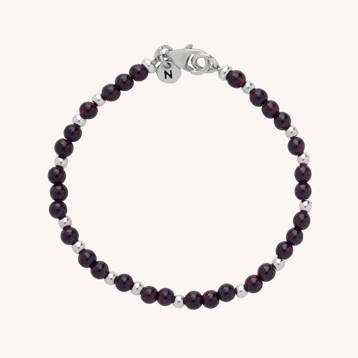 Jewel Bead Födelsesten Armband - Januari för wholesale av Nellou