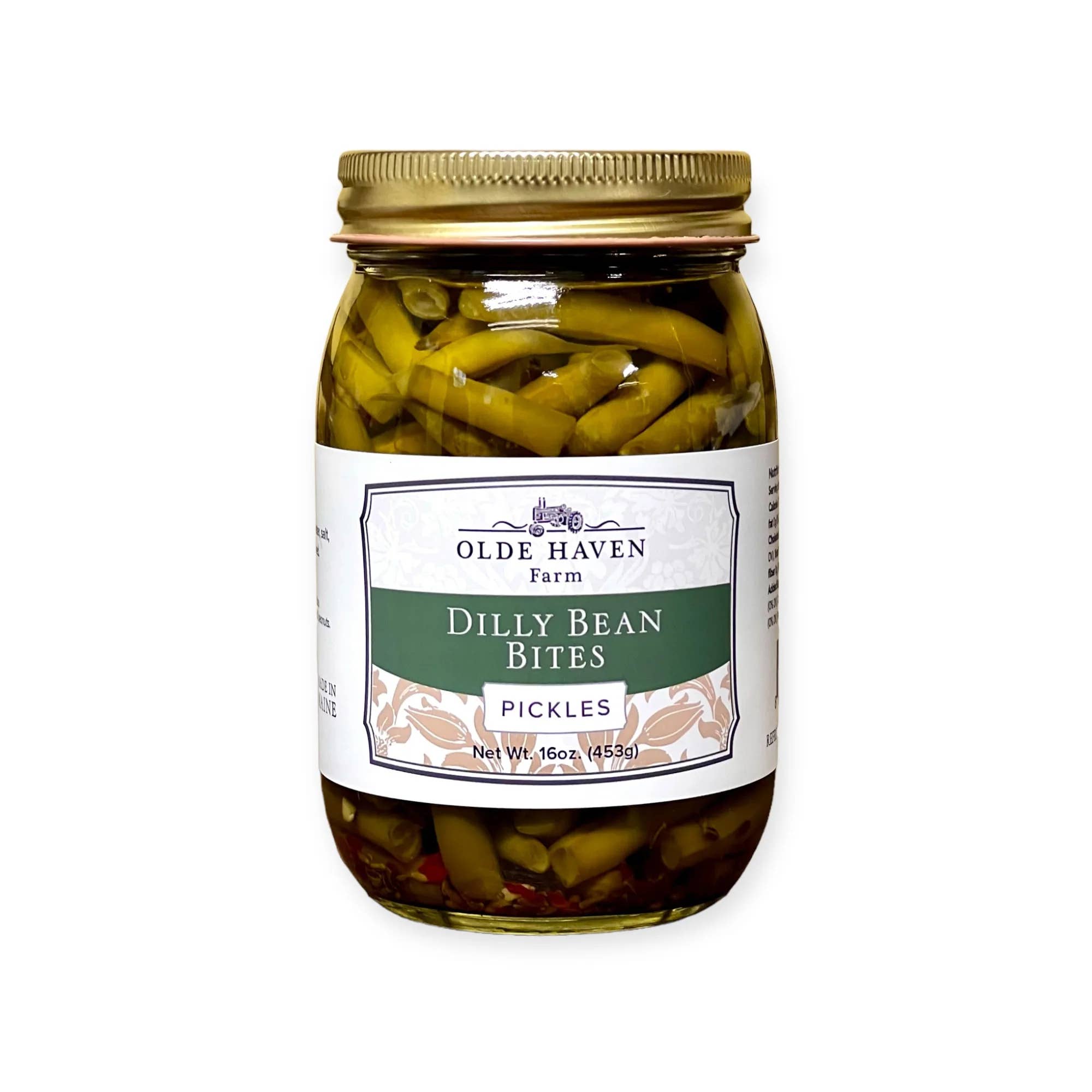 Olde Haven Farm - Wholesale Pickled Vegetables - Dilly Bean Bites 16oz