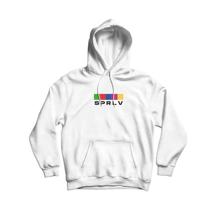 SPRLV Witte Hoodie voor wholesale door Rude Records