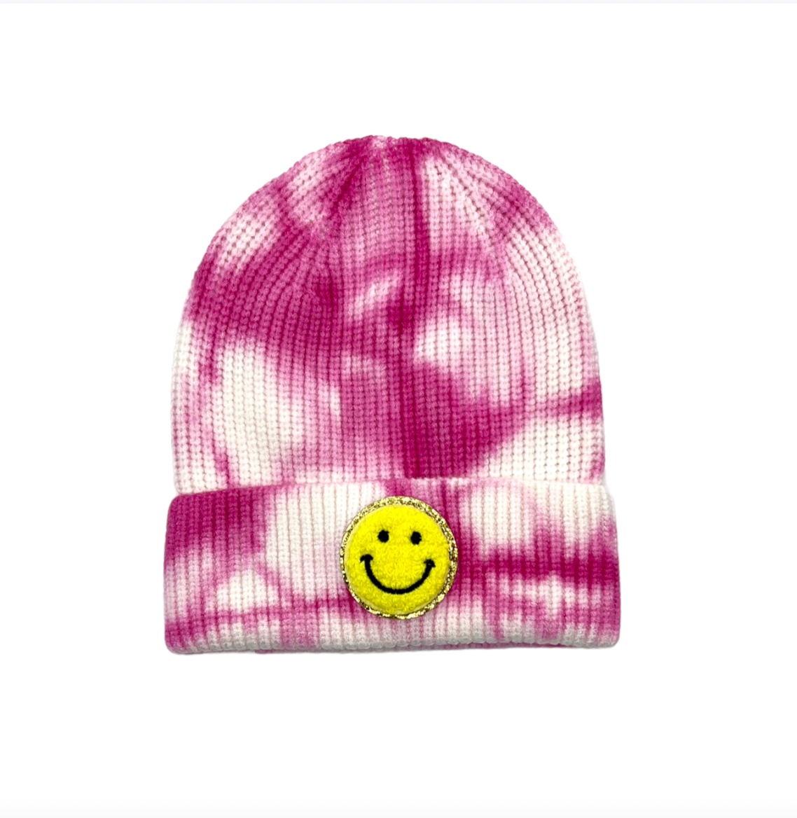 Mavi Bandz - Wholesale Beanie - Kids - Varsity Smiley Face Tie Dye Beanie Stocking Hat Cap1