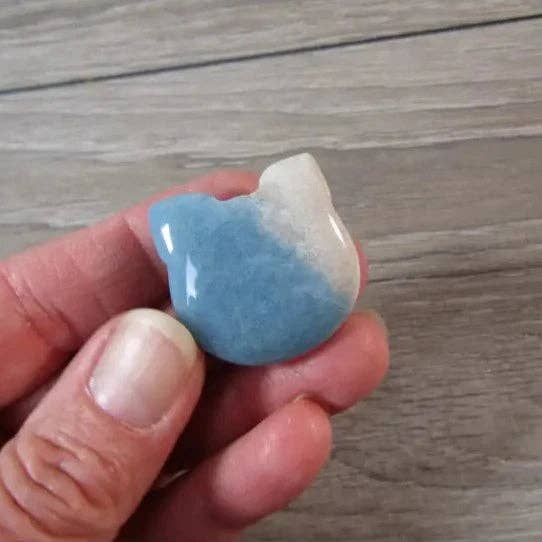 Keystone Crystals - Vente Pierre et cristal de spiritualité - Figurines de visage de chat en pierre précieuse 1 pouce – Sculptures d'animaux en cristal10