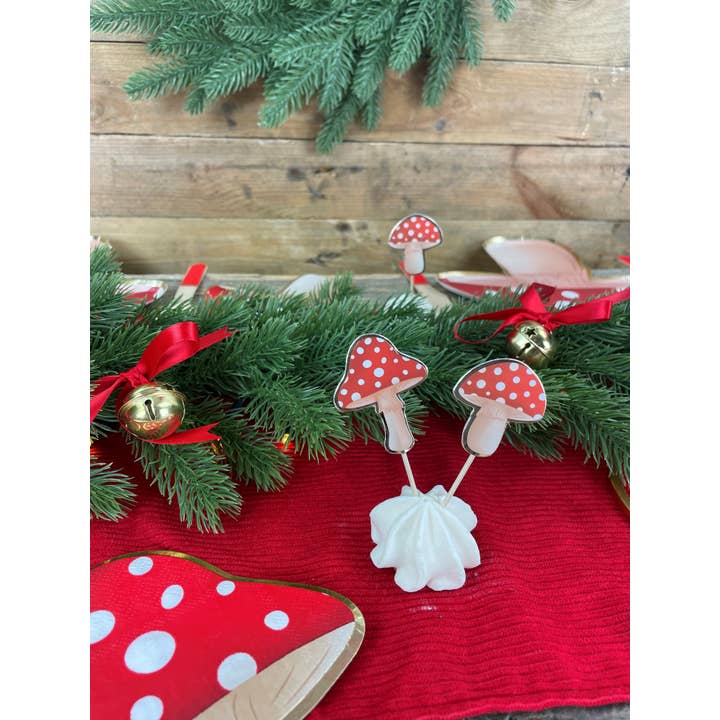 Tim&Puce Factory - Wholesale Disposable Napkin - MUSHROOM NAPKINS X 161