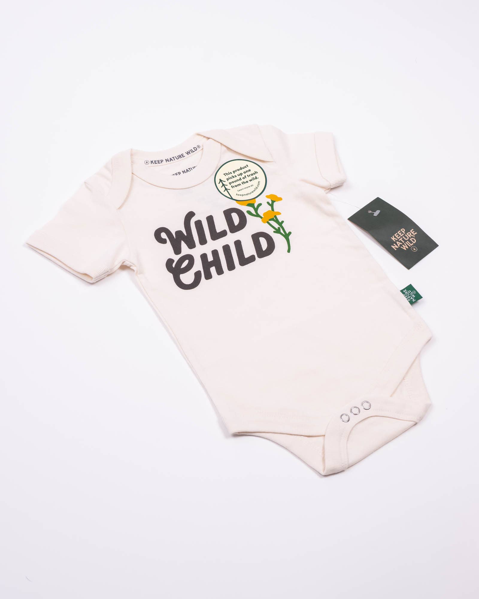 Keep Nature Wild - Wholesale Bodysuit (Non-Footed) - Baby - Wild Child Baby Bodysuit | Natural6