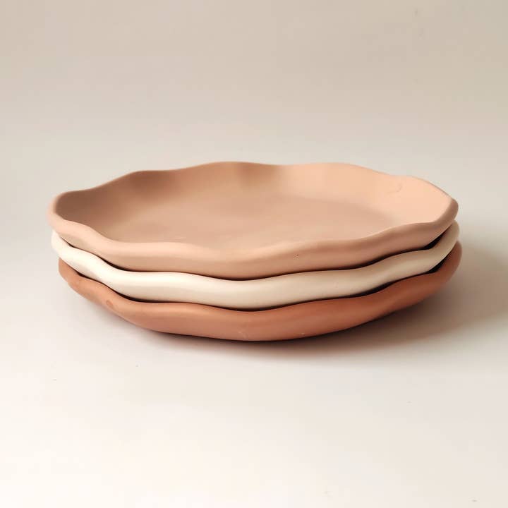 Kndly home - Wholesale Decorative Plate/Dish/Bowl - Warm Minimalism Style Ruffle Vanity Tray5