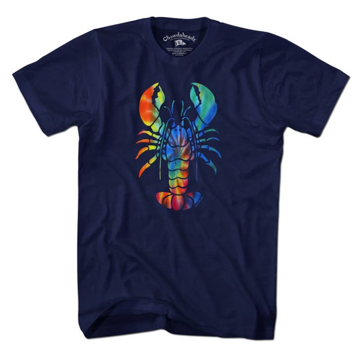 Tie Dye Lobstah T-Shirt for wholesale by Chowdaheadz