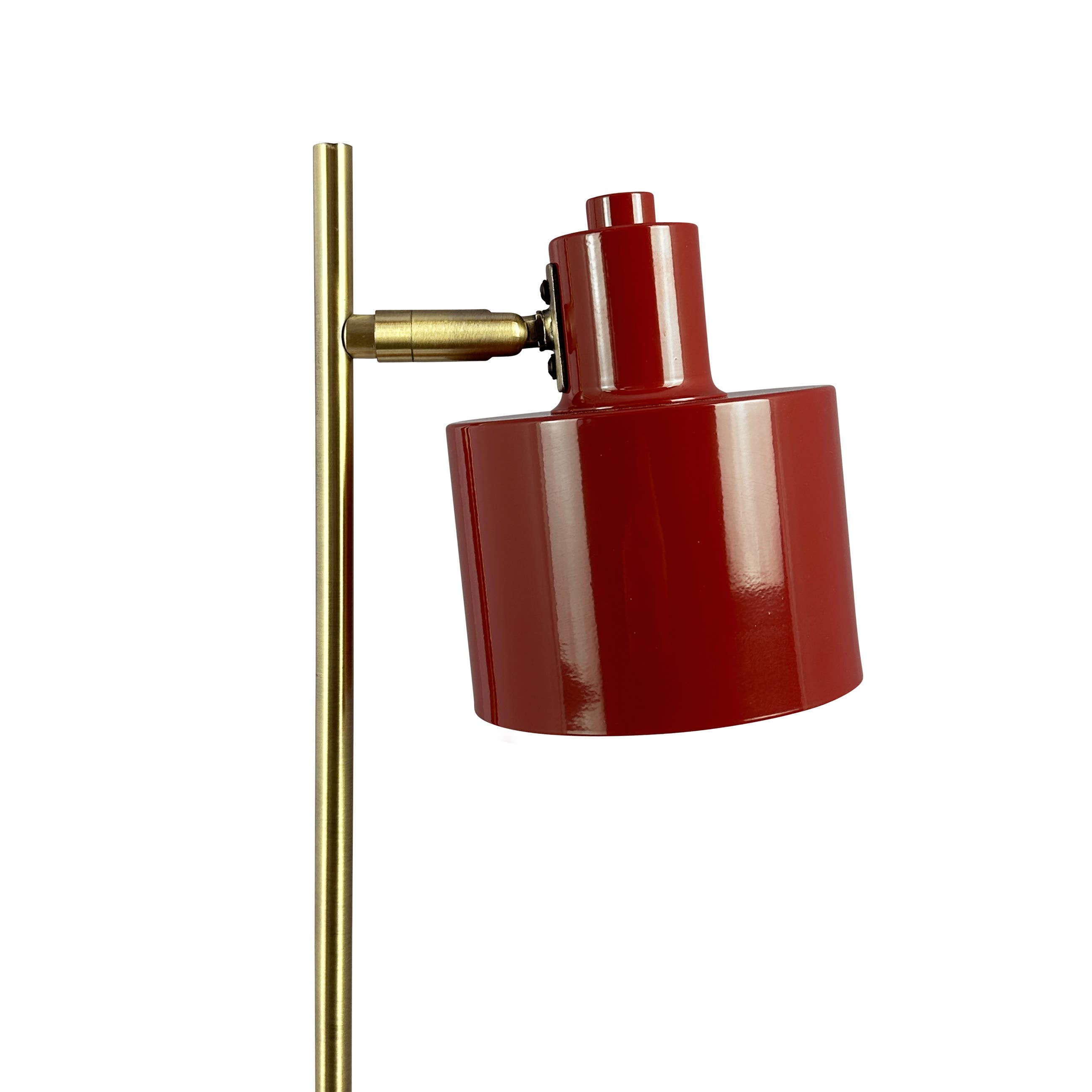 Dyberg Larsen - Wholesale Accent/Desk Lamp - Ocean Dark Red/ Brass Table Lamp3