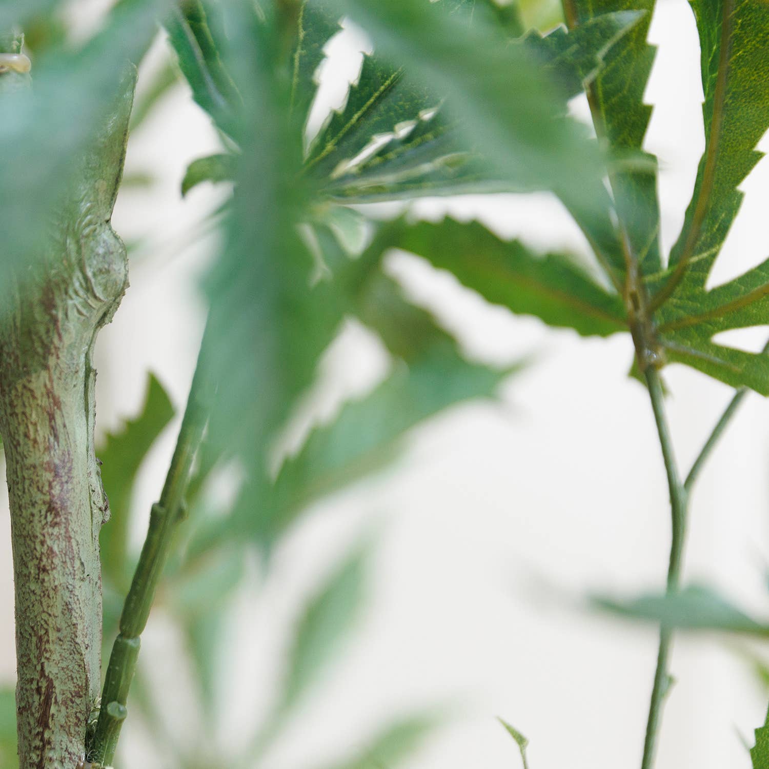 MinxNY - Wholesale Artificial Plant - 50.25"H Cannabis plant, with Rope basket1