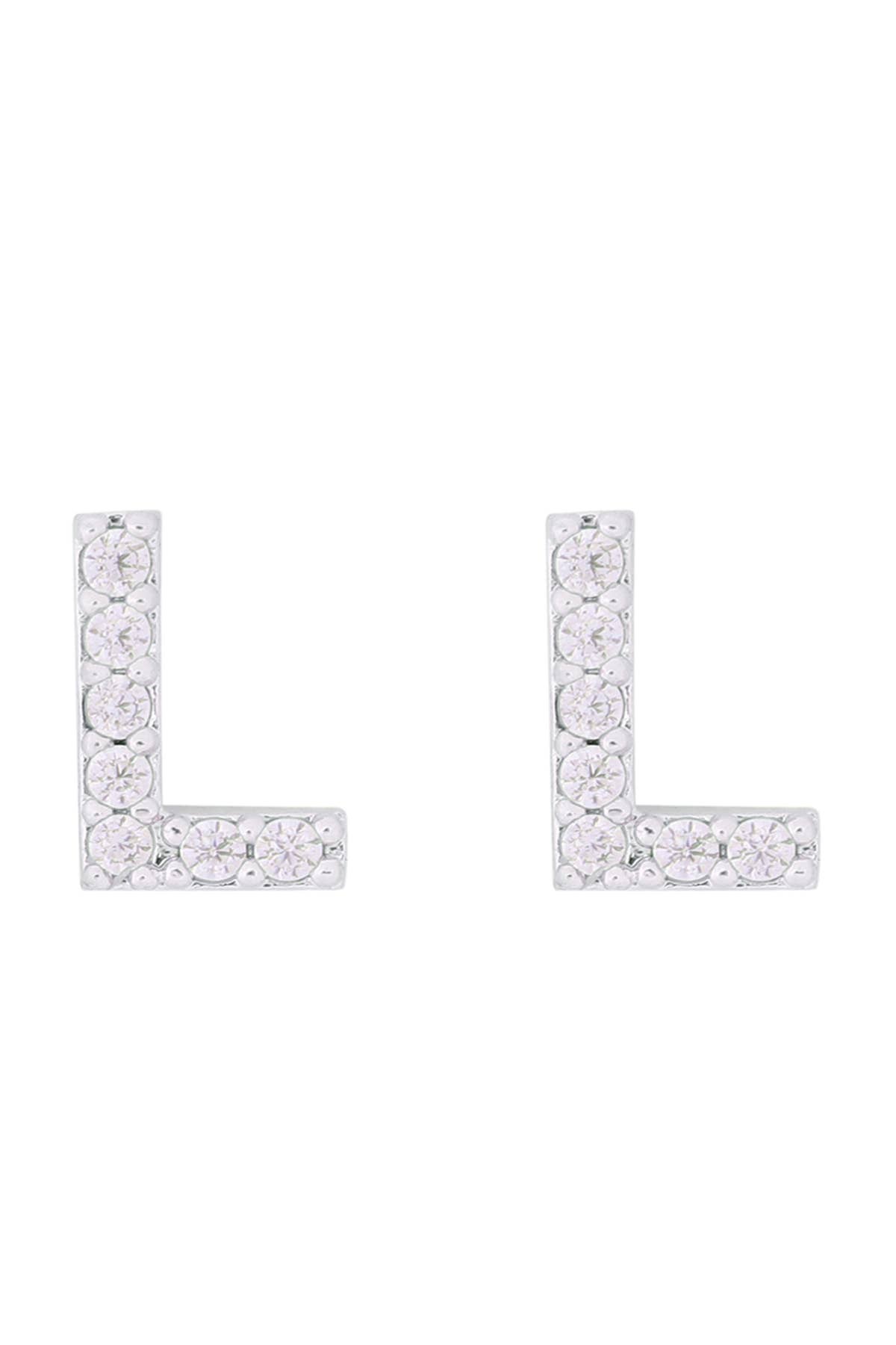 MYS Wholesale Inc - Wholesale Stud/Post Earrings - Cubic Zirconia Initial Earrings22