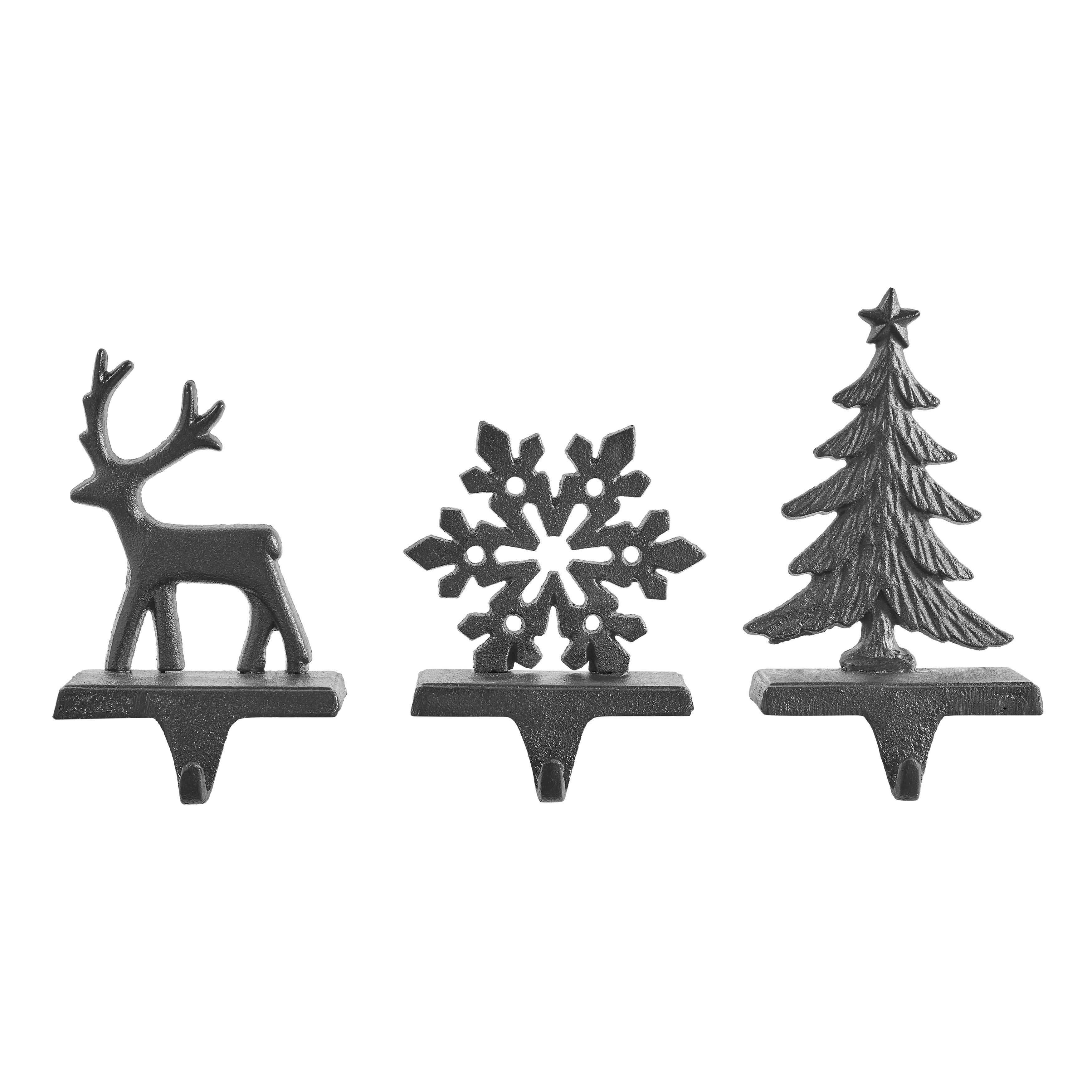 Danya B - Wholesale Christmas Decoration - Holiday Sculpture Christmas Mantel Stocking Hook Set of 39