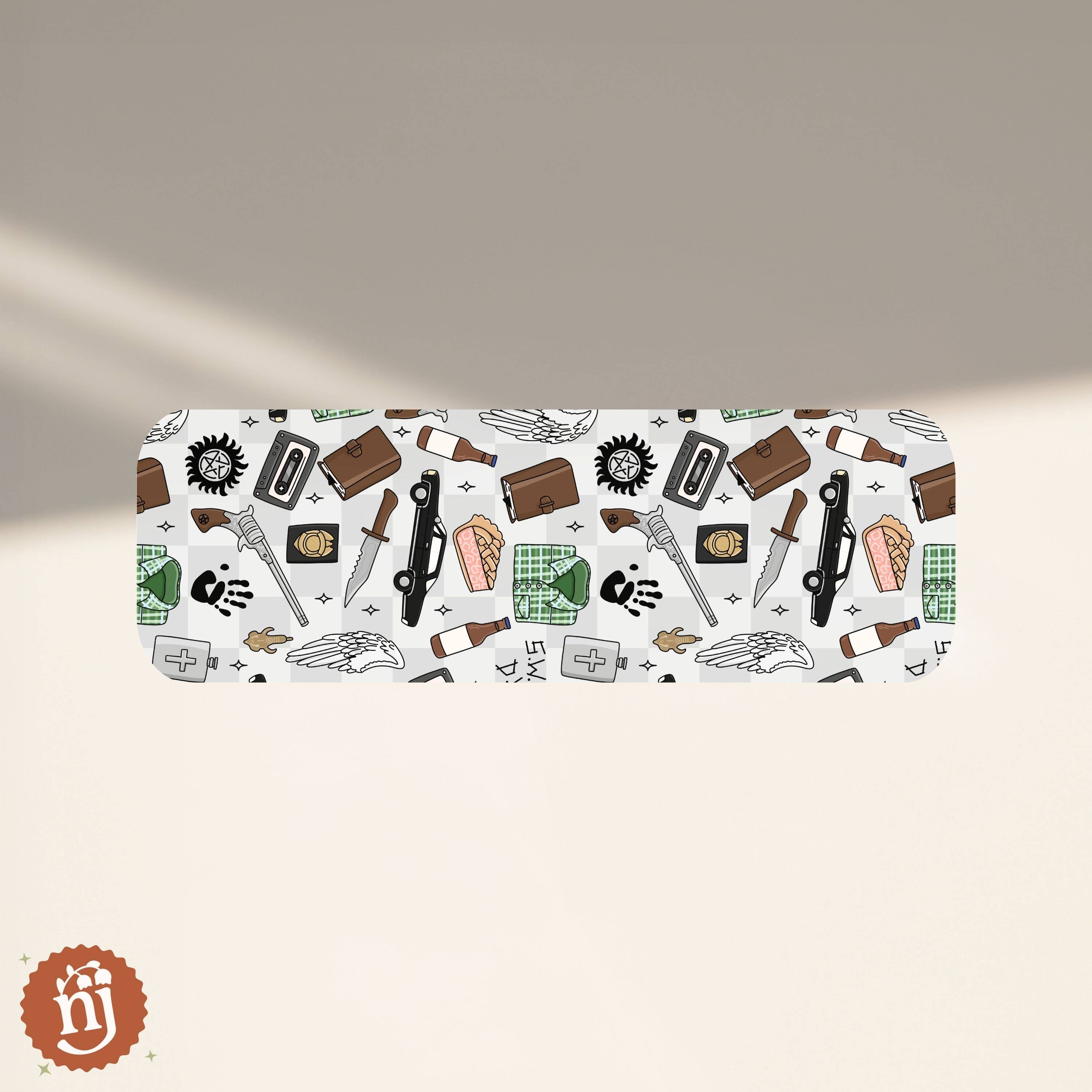 Nearly June Design Co - Wholesale Bladwijzer - Bovennatuurlijke Winchester Broers Geïnspireerde Boekenlegger1