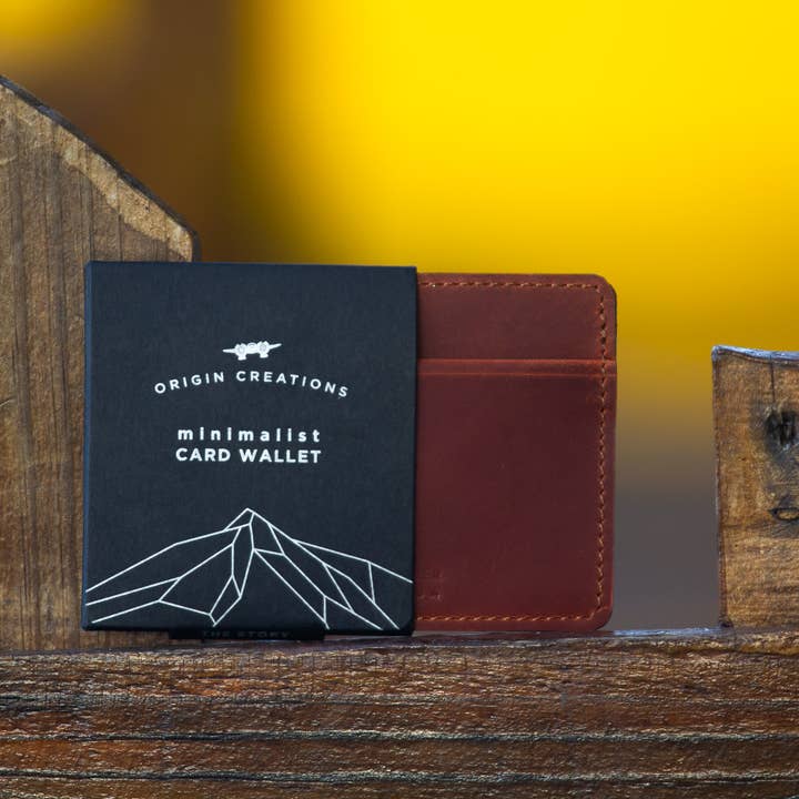 Twin Engine Coffee - Wholesale Pasjeshouder - Uniseks - Kaartenmapje van leer - Electric Black - Artisan Fair Trade3