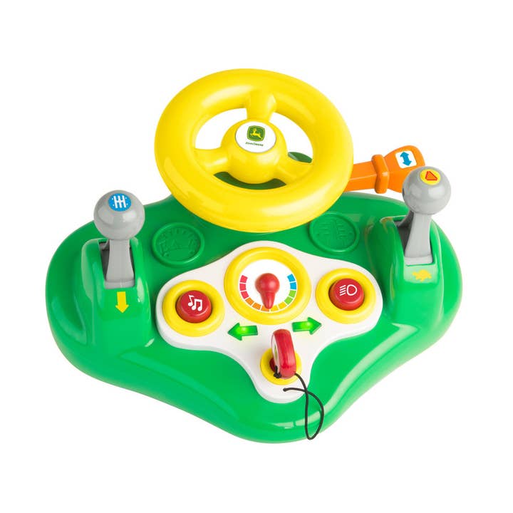 TOMY - Wholesale Classic Toy - Kids - TOMY John Deere Busy Driver Kids Toy Steering Wheel0