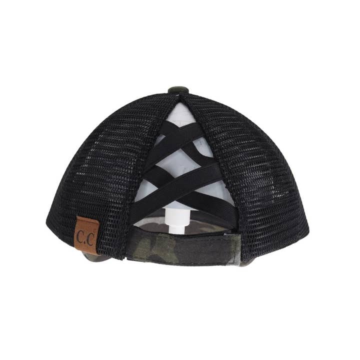 C.C Beanie - Wholesale Ponytail Cap - Women's - Embroidered Take Me To The Mountains Patch C.C High Pony Cri