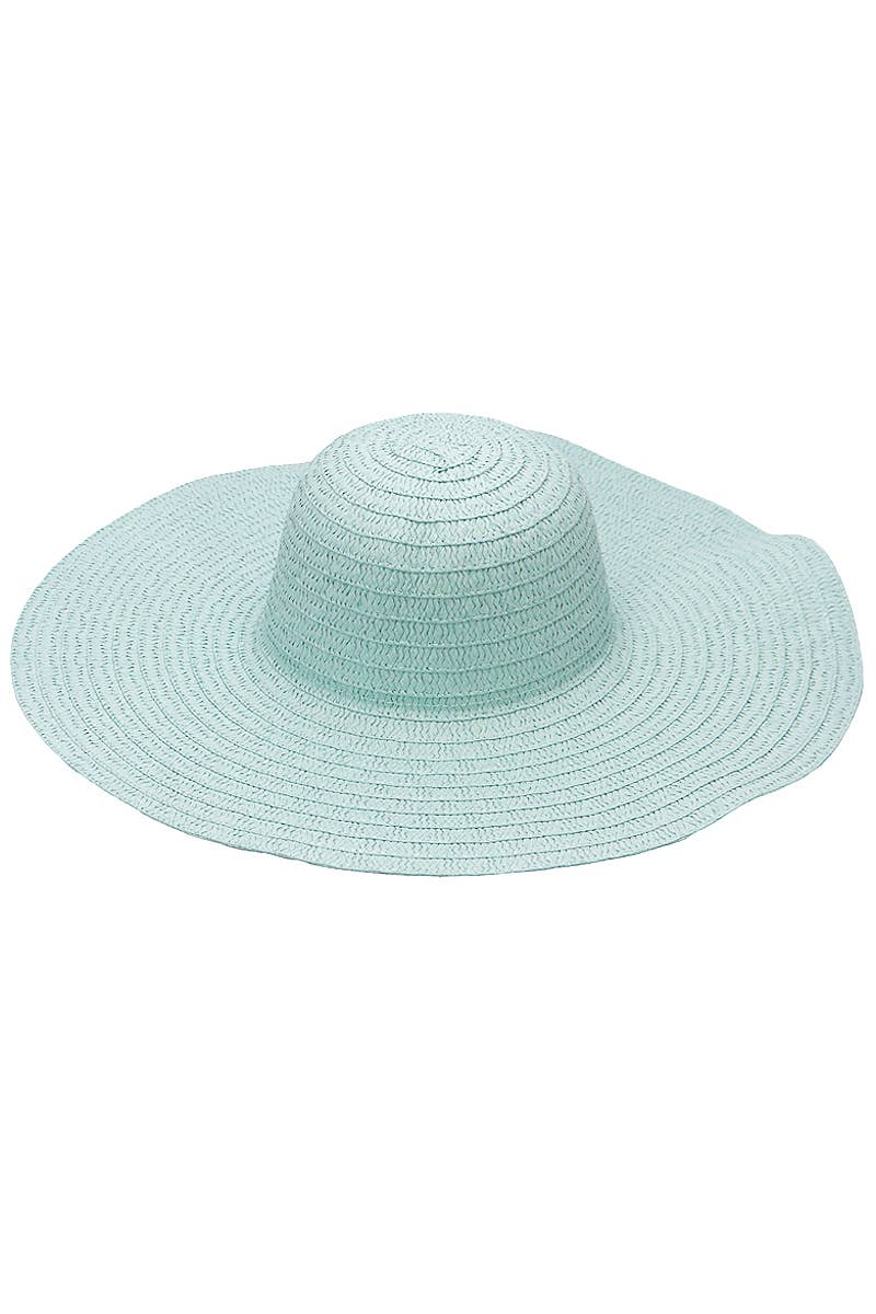 Cap Zone - Wholesale Straw Hat - Women's - Thin Light-Weight Floppy Straw Beach Sun Hat23