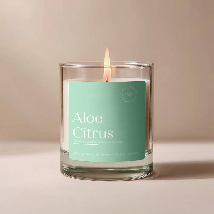 Aloe Citrus for wholesale by Walk By Faith Candles Co.