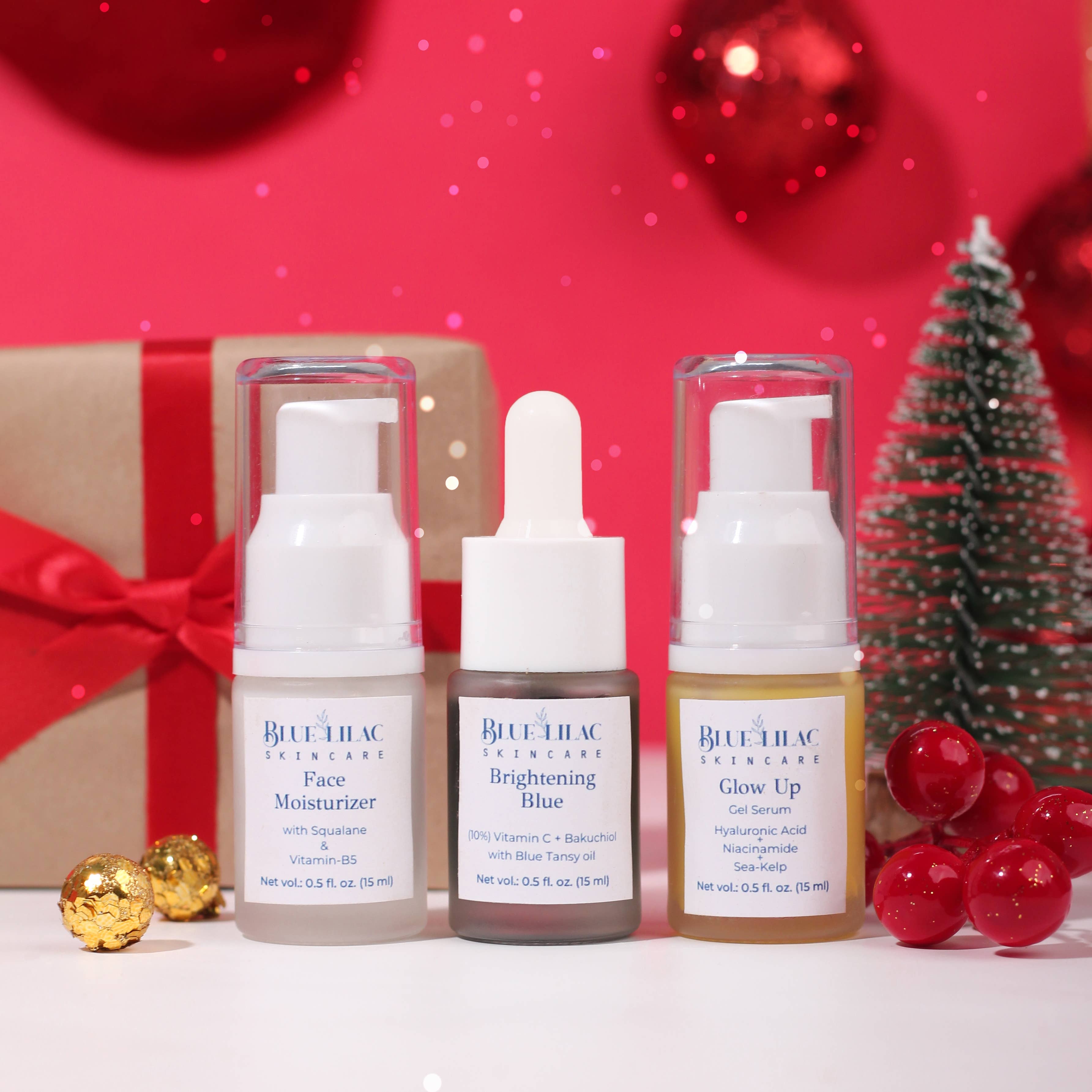 Blue Lilac Skincare - Wholesale Facial Care Set/Kit - GLOW KIT - Gift Box1