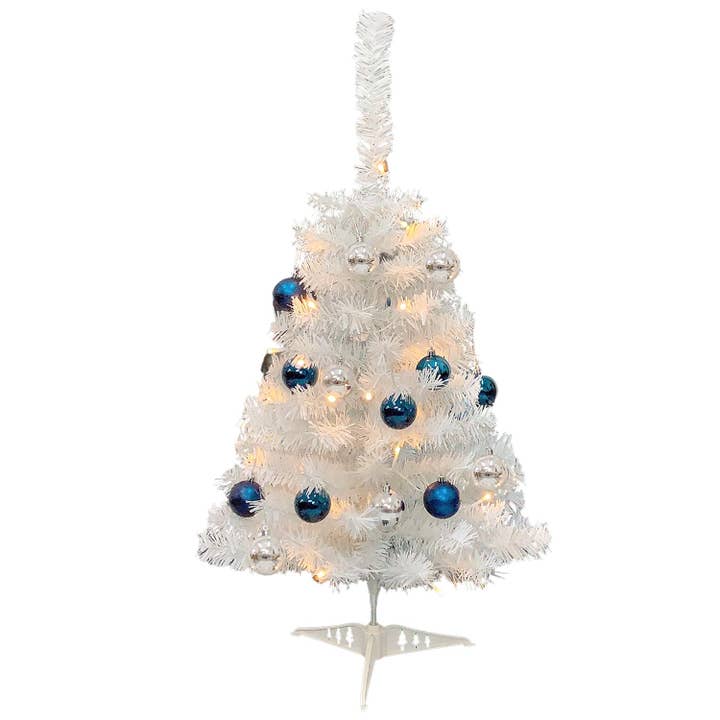 Daniel James - Wholesale Artificial Christmas Tree - 3ft Christmas Tree in a Box with Decorations & Lights