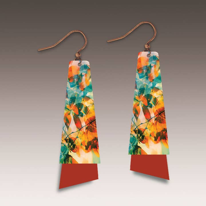 Sienna Canopy Fladdrande Flerskiktade Örhängen för wholesale av Illustrated Light & DC Designs