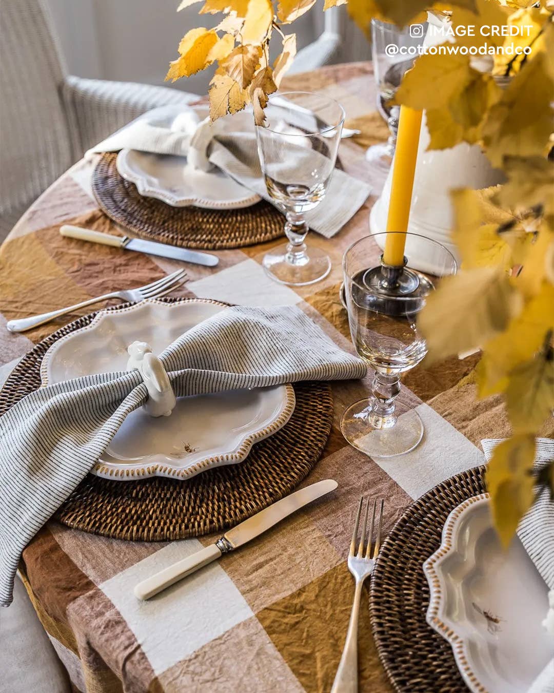 Bali Harvest - Vente Sets de table - Napperon rond en rotin (brun foncé) - Chargeur en paille tressée7