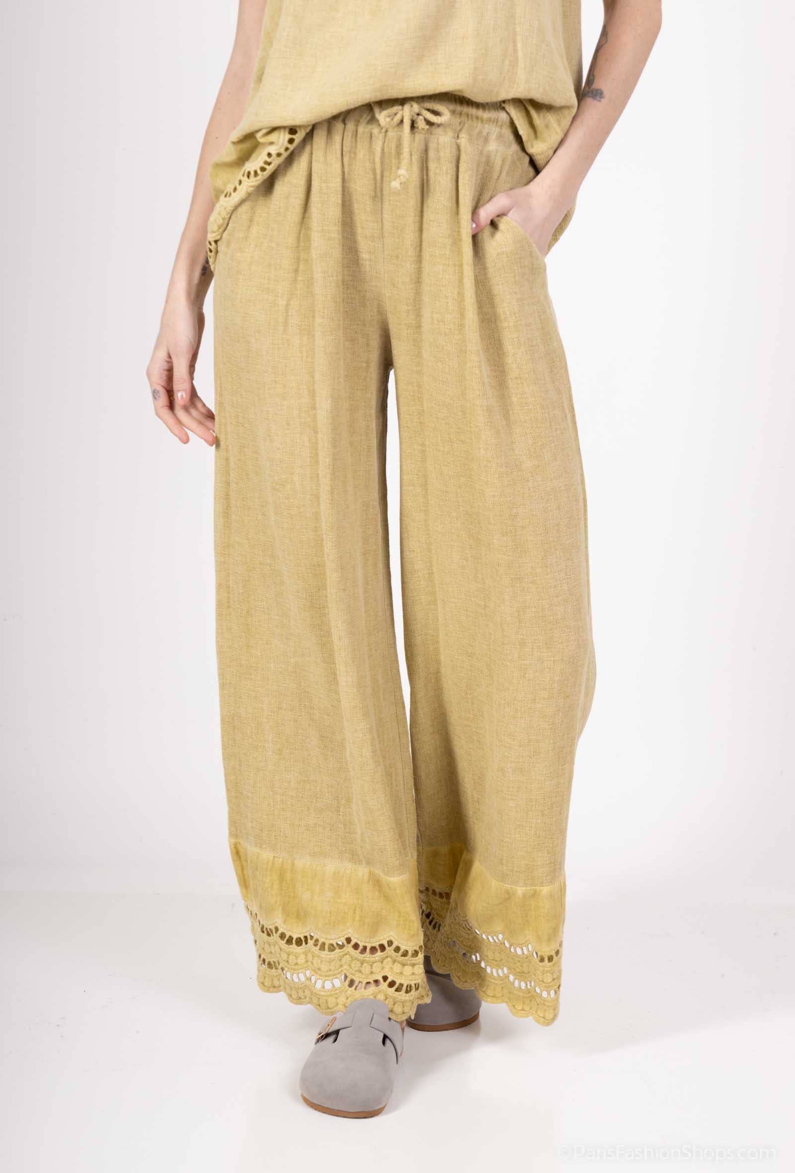 Shyloh - Wholesale Pants - Women's - Embroidered pants 2060316