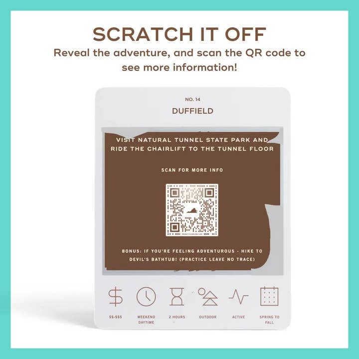 Reach International Outfitters - Wholesale Card Game - Virginia Adventure Bucket List