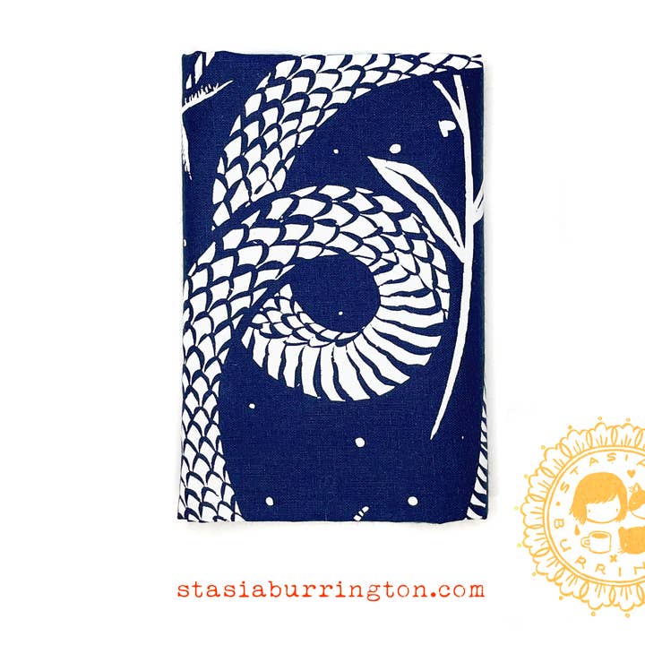 Stasia Burrington Illustration - Wholesale Bandana - Unisex - Bandana - Snakes & Stars Cloth - Cotton Handkerchief3