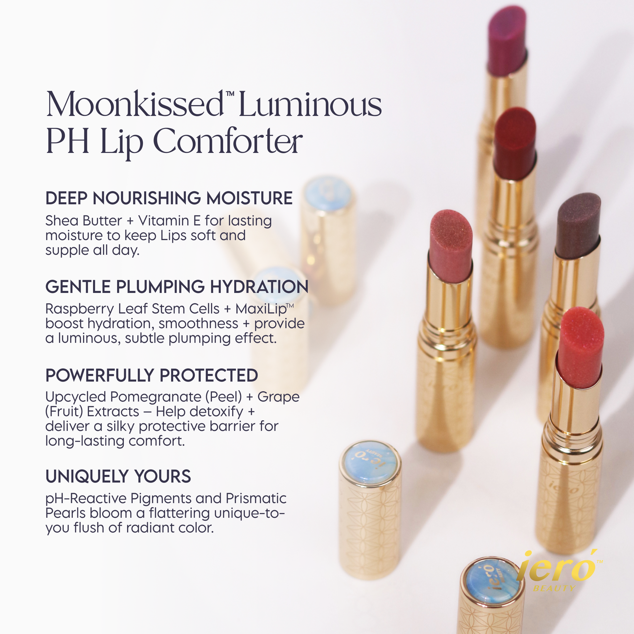 ieró Beauty™ - Wholesale Lip Balm - Moonkissed™ Luminous PH Lip Comforter12