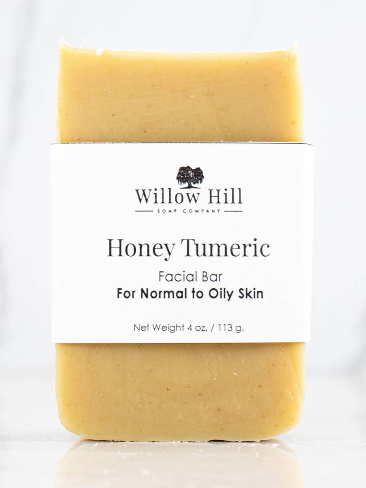 Honung Gurkmeja Ansiktsbar för wholesale av Willow Hill Soap Company